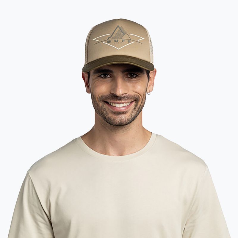 Khaki BUFF Trucker sapka 4