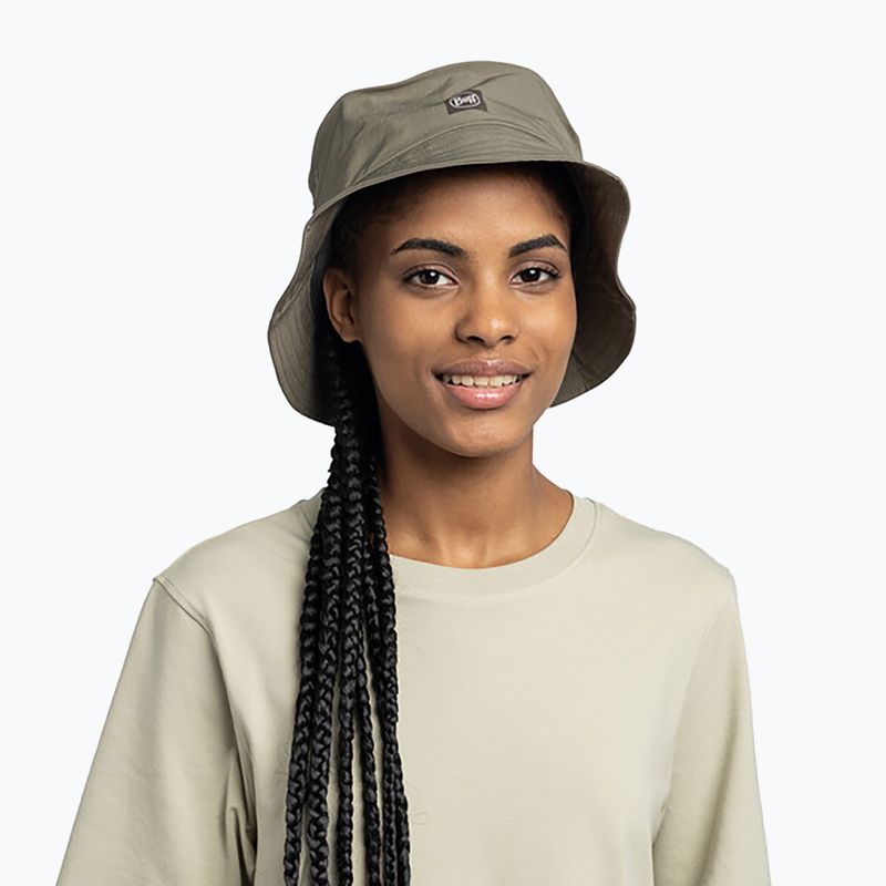 BUFF Adventure Bucket Solid tundra khaki kalap 5