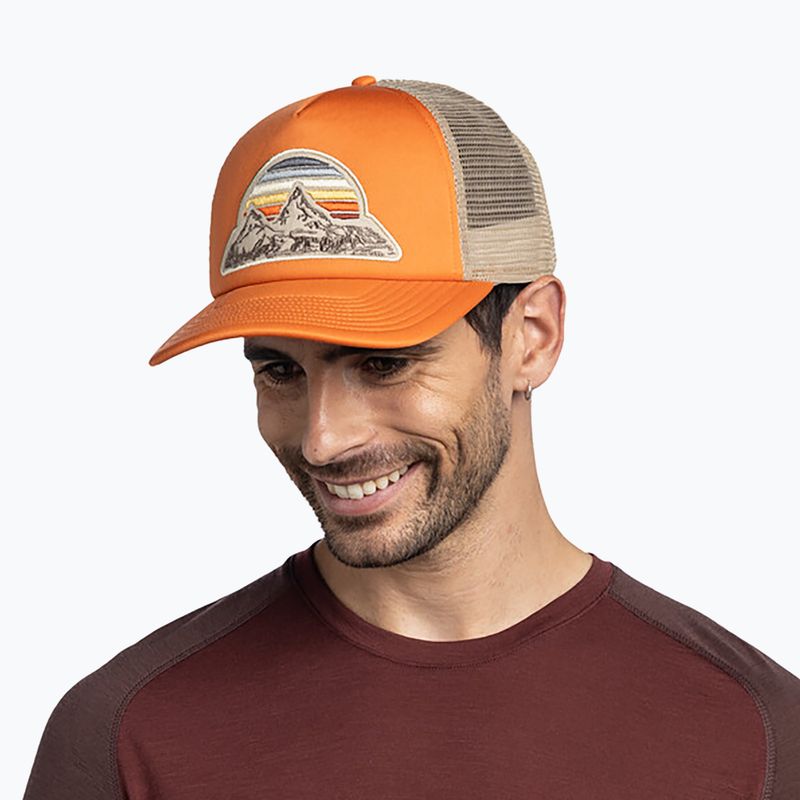 Baseballsapka BUFF Trucker bougi ginger 3