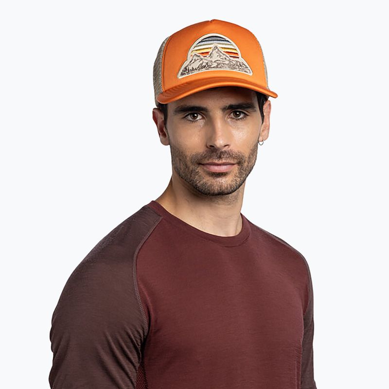Baseballsapka BUFF Trucker bougi ginger 4