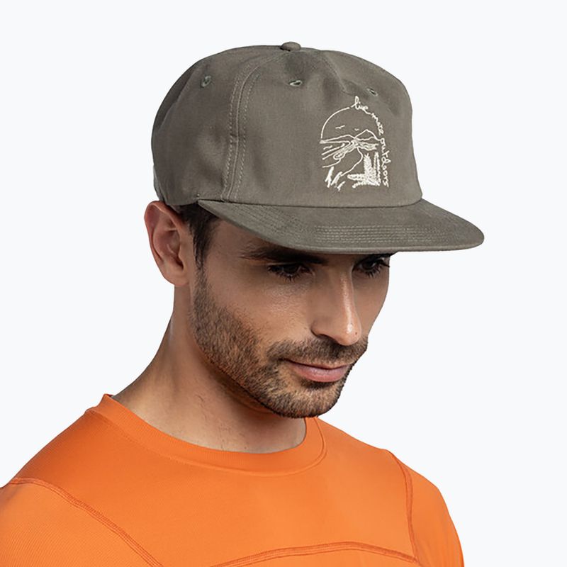 BUFF Trucker Lander khaki színű baseball sapka 3