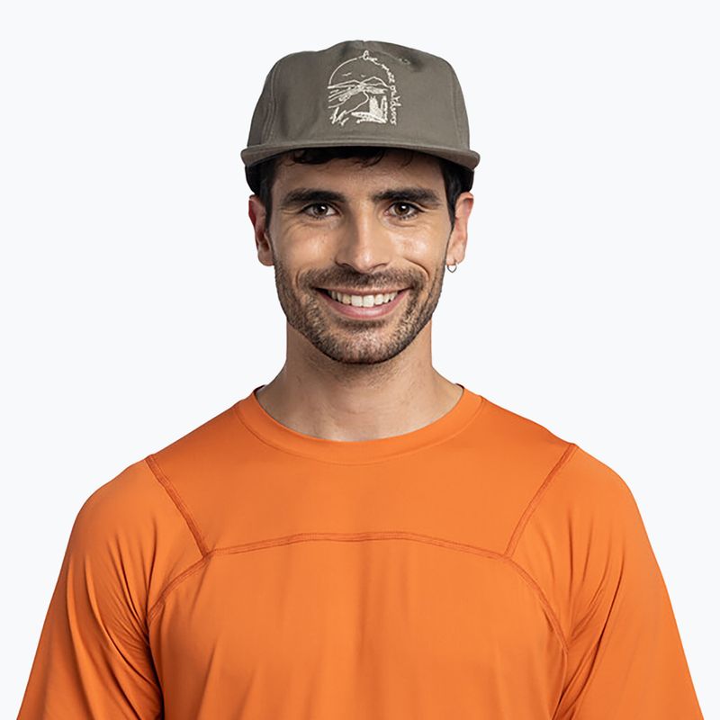 BUFF Trucker Lander khaki színű baseball sapka 4