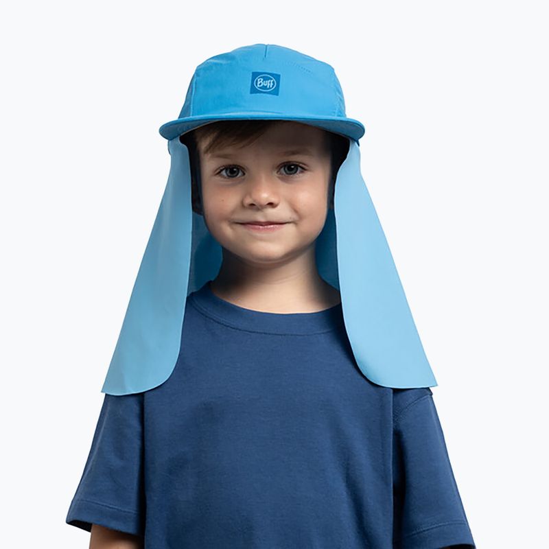BUFF Desert Kids Solid azúrkék baseball sapka 4