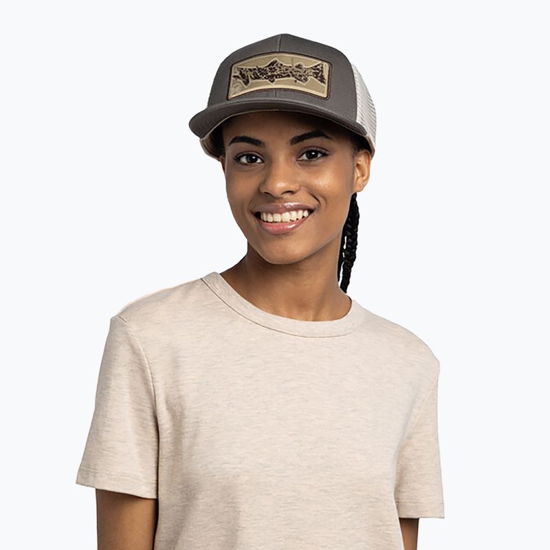 BUFF Explore Trucker Lake river khaki baseball sapka 4