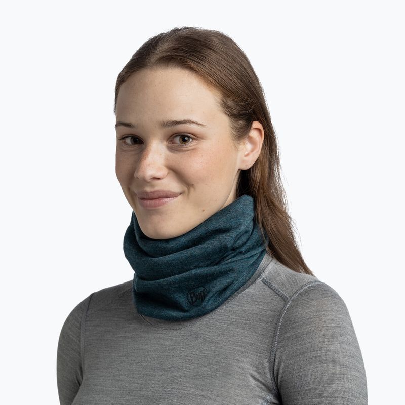 Multifunkciós csősál BUFF Midweight Merino Wool tourmaline 3