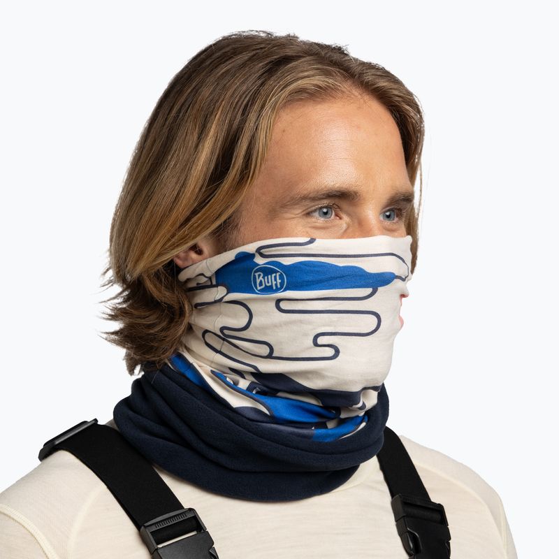 Multifunkciós csősál BUFF Polar hirajy blue 6