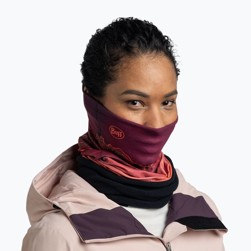 Multifunkciós csősál BUFF Polar Unal Garnet 4