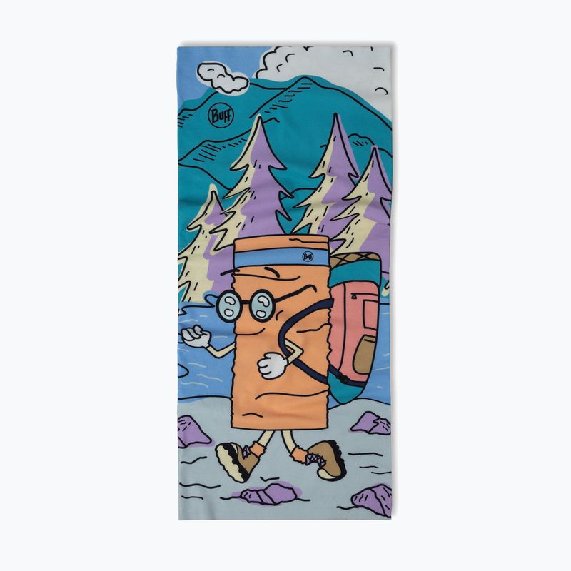 Gyerek multifunkciós csősál BUFF Original Ecostretch teal multi 2