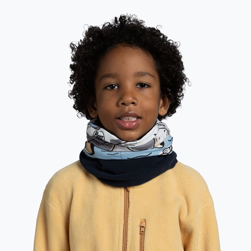 Gyermek multifunkciós csősál BUFF Polar teal blue 3
