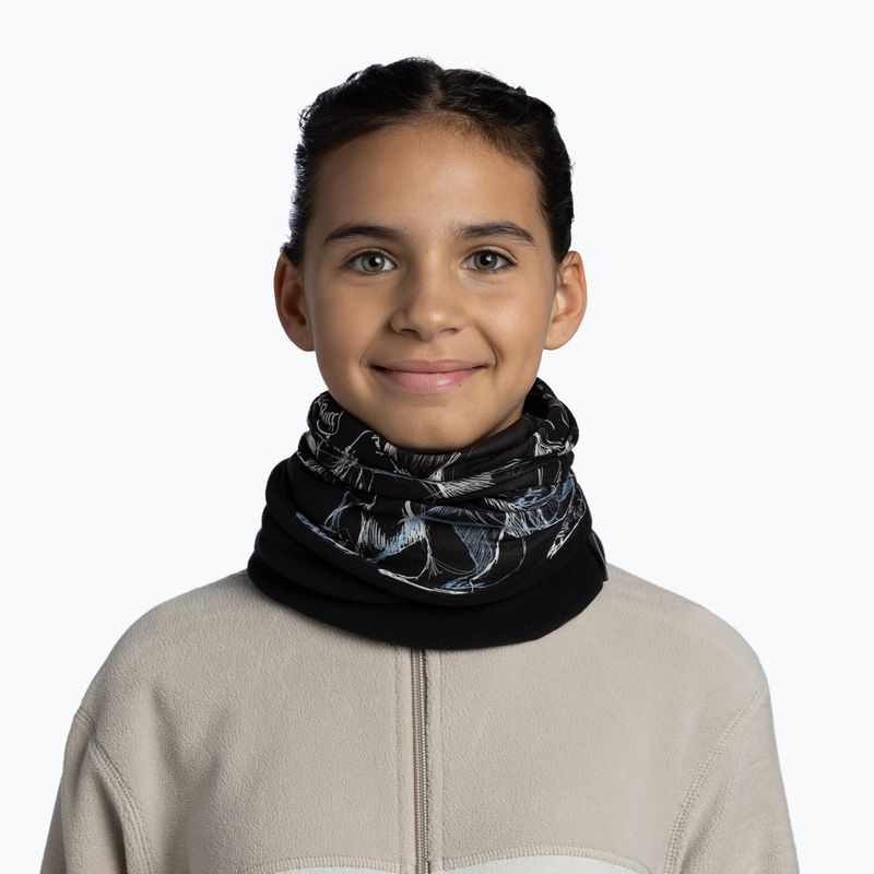 Gyerek multifunkciós csősál BUFF Polar bargy black 3