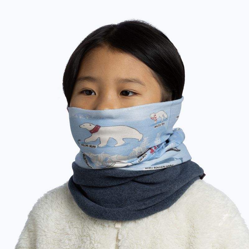 Gyerek multifunkciós csősál BUFF Polar blue 4