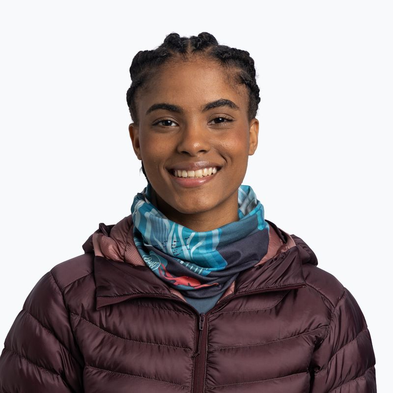 Multifunkciós kendő BUFF Original Ecostretch gem malachite 4