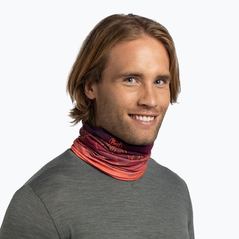 Multifunkciós csősál BUFF Original Ecostretch Unal Garnet 3