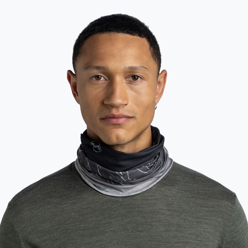 Multifunkciós csősál BUFF Original Ecostretch Unal Grey 3