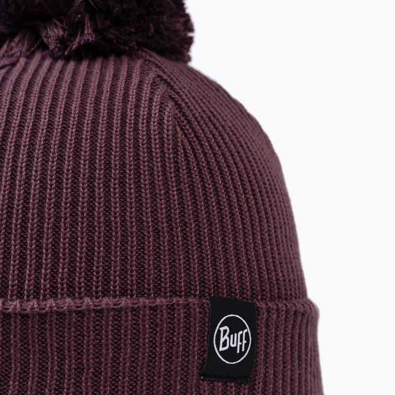 Téli sapka BUFF Knitted Renvi burgundy 2