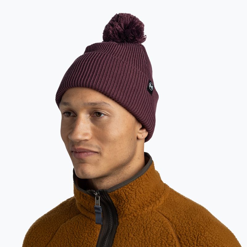 Téli sapka BUFF Knitted Renvi burgundy 4