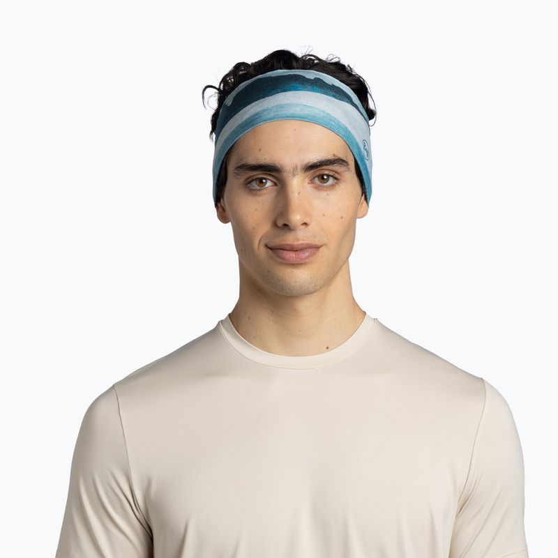 Fejpánt BUFF CoolNet UV Wide alert teal 2