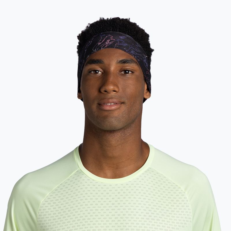 Fejpánt BUFF CoolNet UV Slim anter black 2