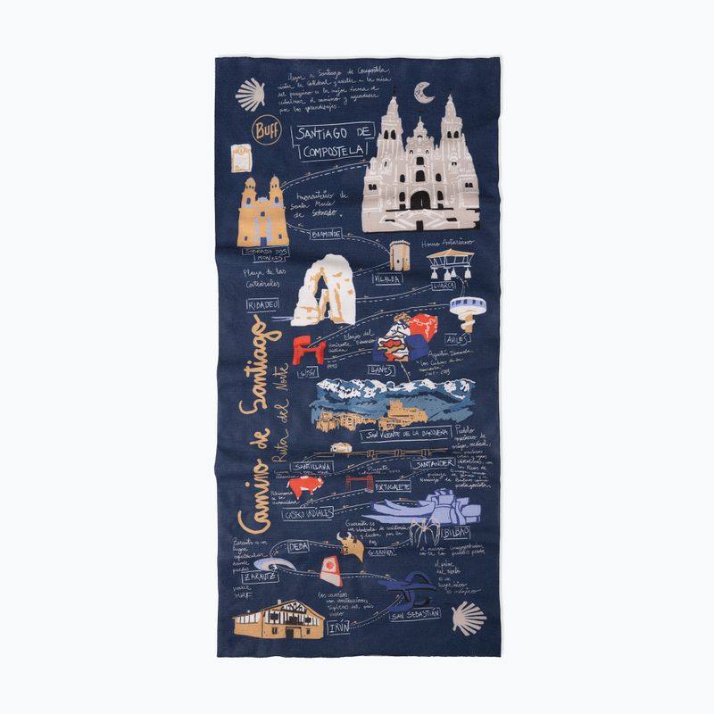 Multifunkciós kendő BUFF Coolnet UV camino norte navy 2