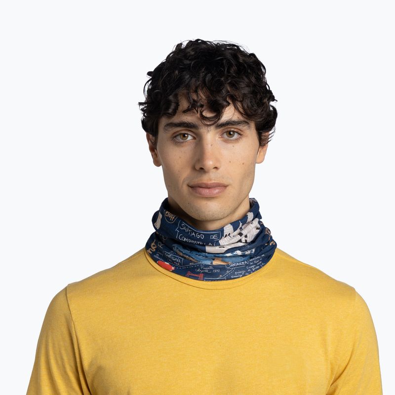 Multifunkciós kendő BUFF Coolnet UV camino norte navy 3