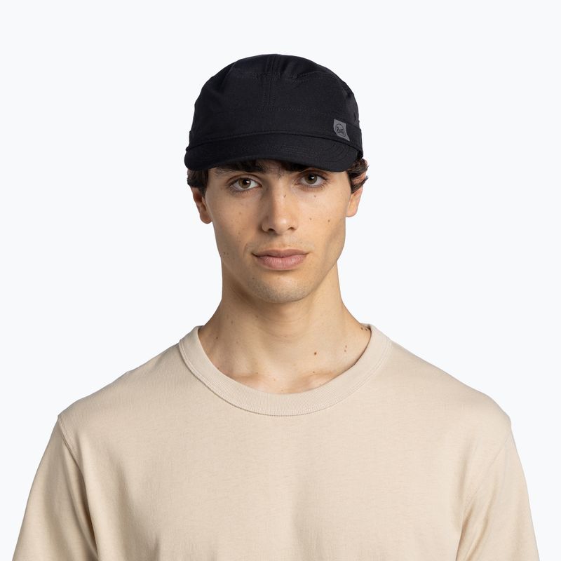 Baseball sapka BUFF Military solid black 3