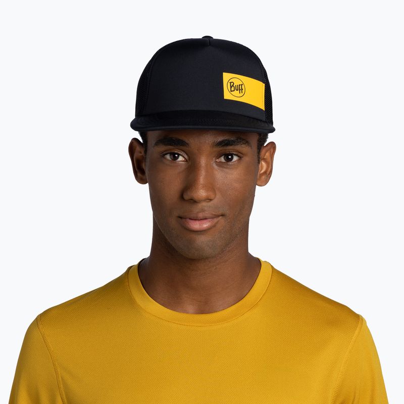 Baseball sapka BUFF Explore Trucker cream logo black 3