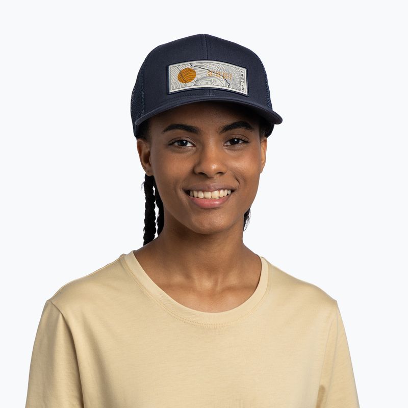 Baseball sapka BUFF Explore Trucker lewen navy 3