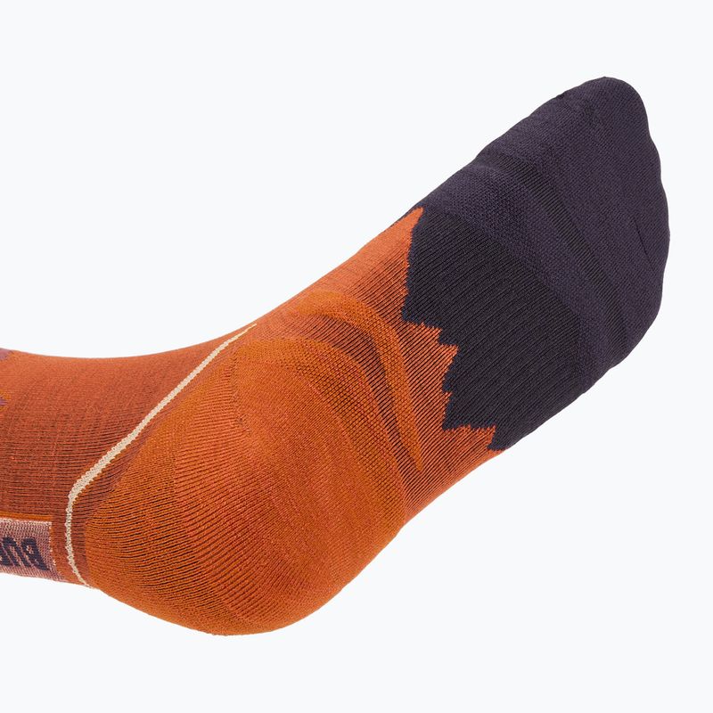 Zokni BUFF Merino Lightweight Crew LWC3 gyömbér színű 4