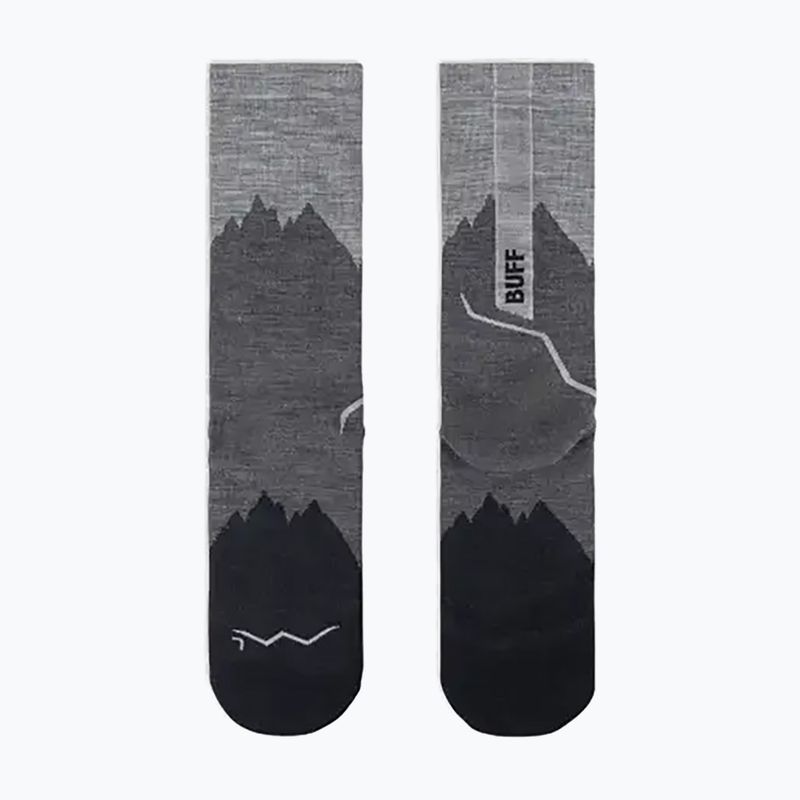 Zokni BUFF Merino Lightweight Crew LWC3 fekete 6