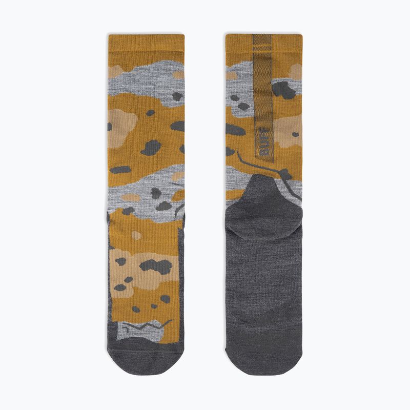 Zokni BUFF Merino Lightweight Crew LWC2 khaki 3