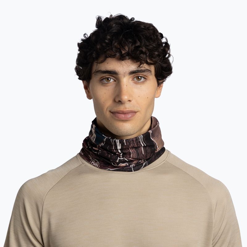 Multifunkciós kendő BUFF Coolnet UV Insect Shield Solid teory multi 3