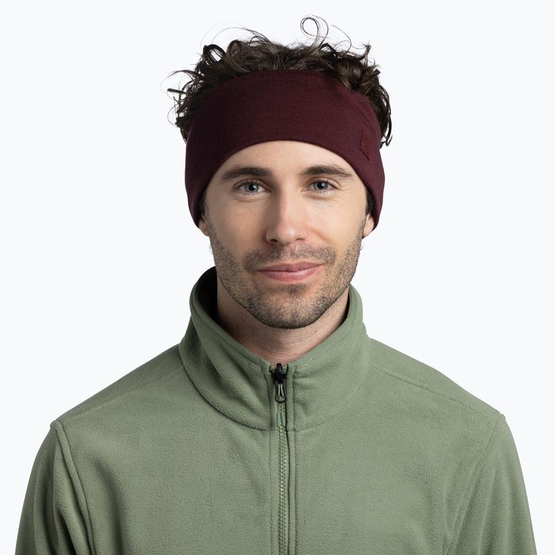 Fejpánt BUFF Merino Wide garnet 2