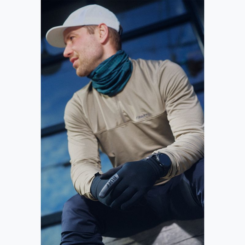 Többfunkciós kendő BUFF DryFlx teal 9