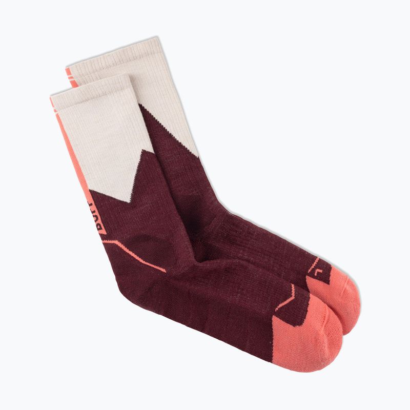 Zokni BUFF Midweight Crew wine 2