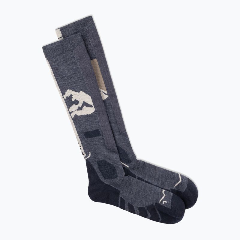 Zokni BUFF Merino Heavyweight Over The Calf night blue 2