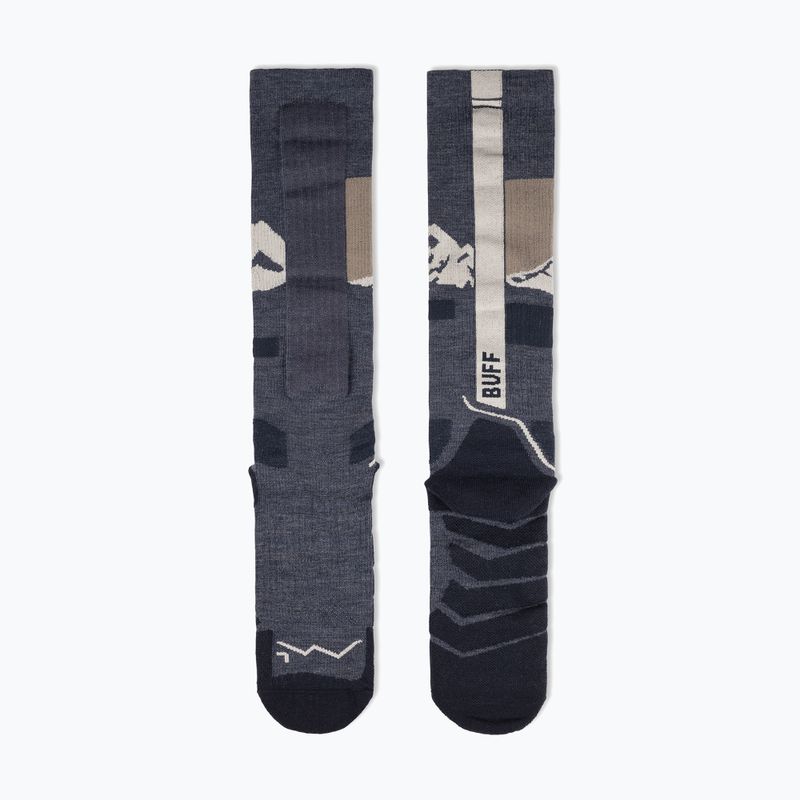 Zokni BUFF Merino Heavyweight Over The Calf night blue 3