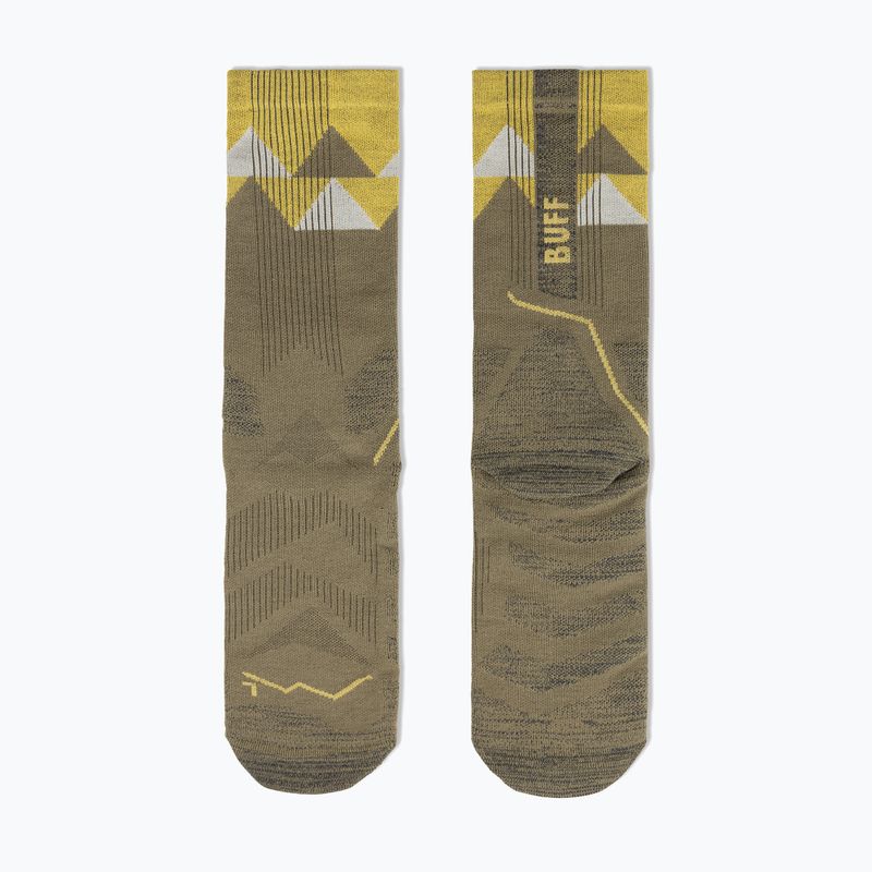 Zokni BUFF Thermomet Crew olive green 3