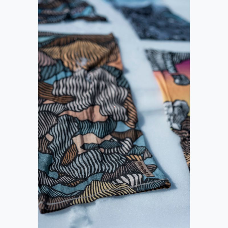 Többfunkciós kendő BUFF Lightweight Merino Wool arlof pow 3