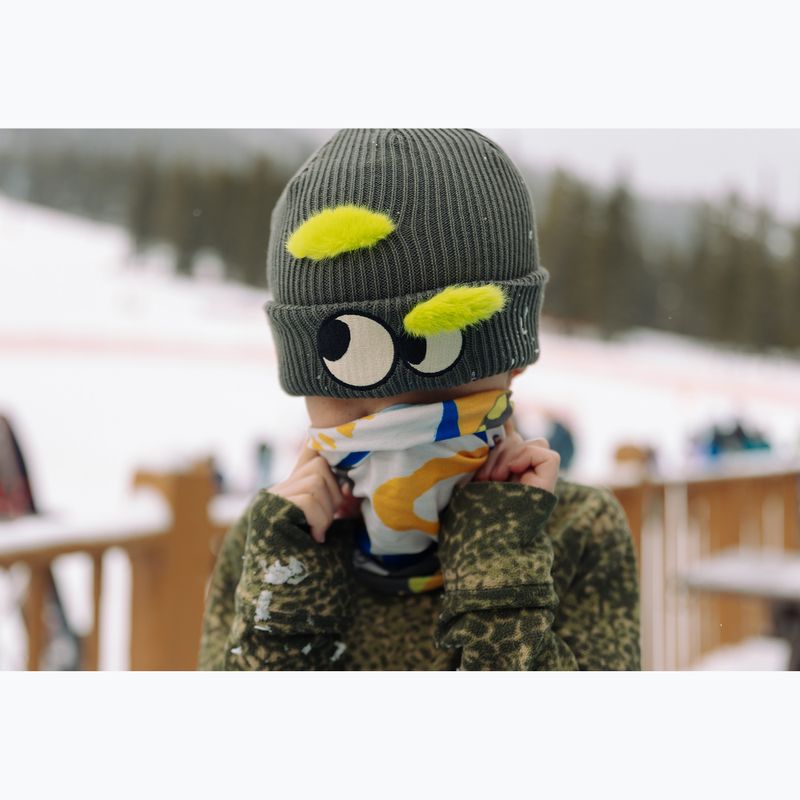 Gyerek téli sapka Buff Knitted Fun green 6