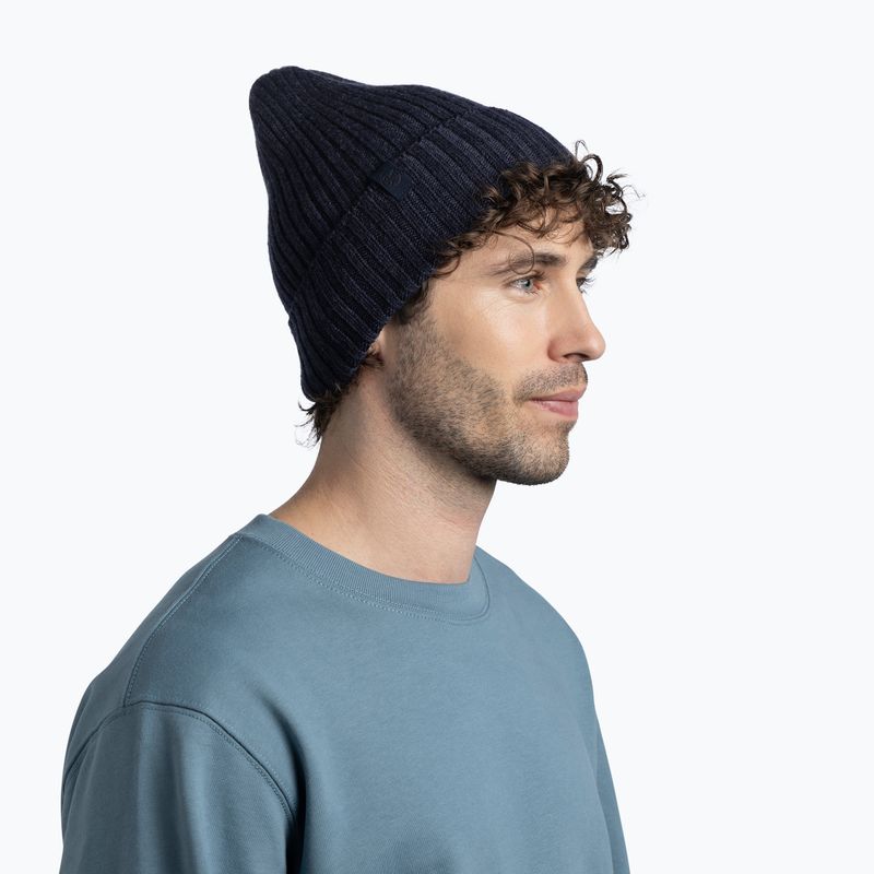 Téli sapka Buff Knitted Norval night blue 4