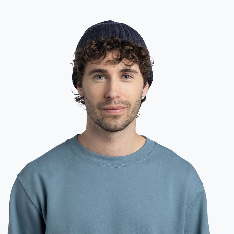 Téli sapka Buff Knitted Erviny night blue 3