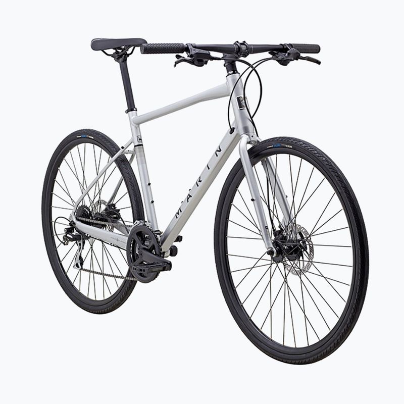 Marin Fairfax 2 férfi cross kerékpár 700C fényes ezüst/fekete 2