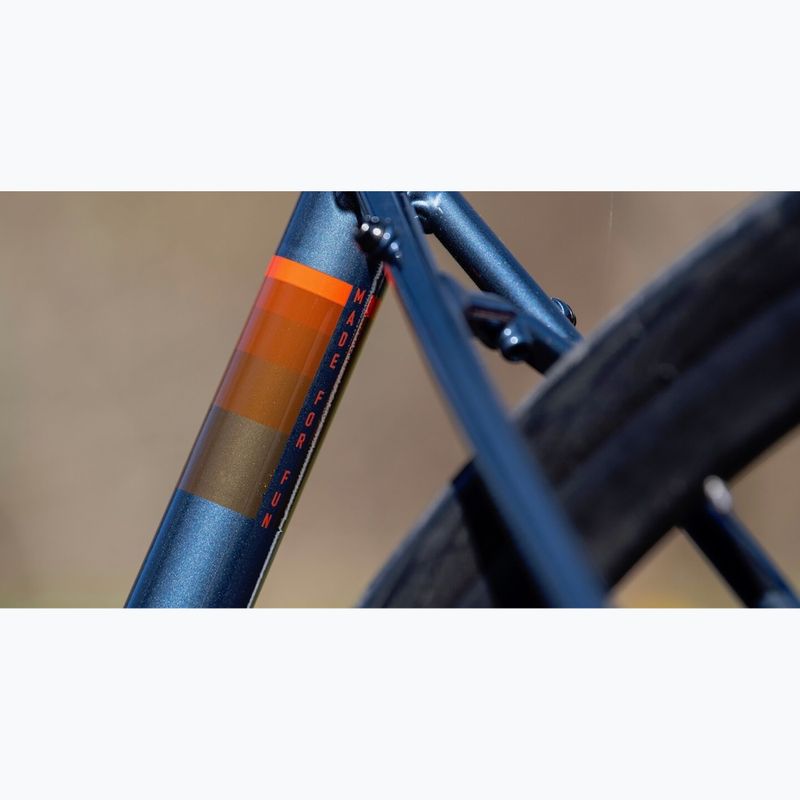 Marin Fairfax 3 férfi cross kerékpár 700C fényes sötétkék/arancs színű 6