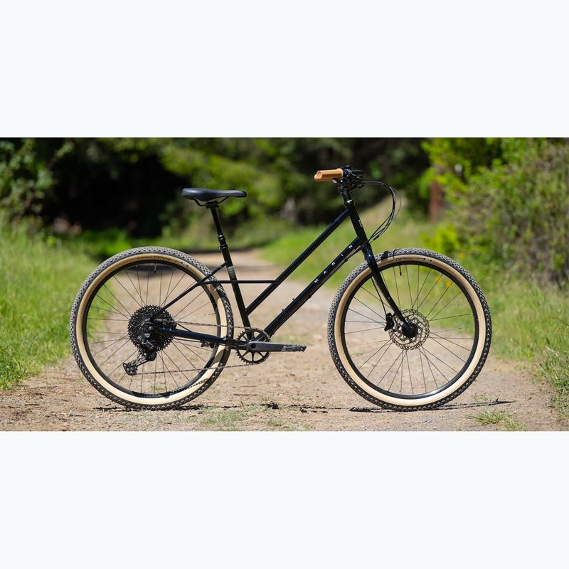 Marin Larkspur 2 27.5 fényes fekete/holografikus városi kerékpár 3