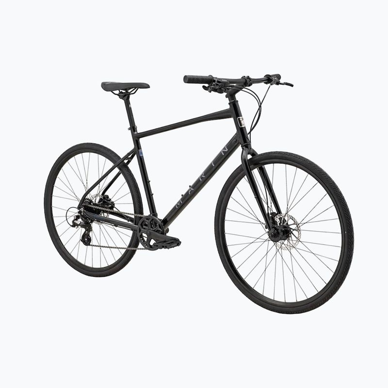 Városi kerékpár Marin Presidio 1 700C gloss metallic black/charcoal/blue 2
