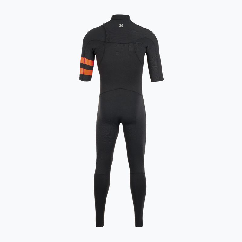 Férfi Hurley Plus 2/2 mm Fullsuit fekete/grafit fürdőruha habszivacs 3