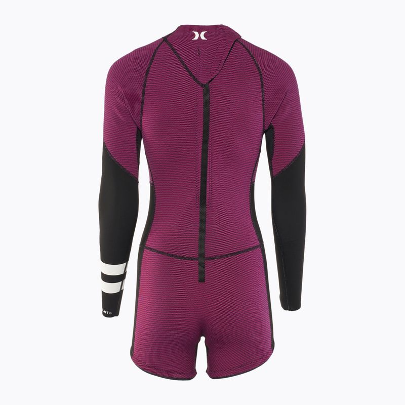 Hurley Advant Shorty Texture 2/2 mm rugózási ruha málna női búvárruha 2