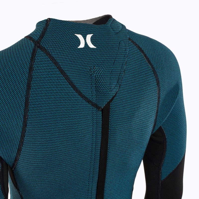 Hurley Advant Shorty Texture 2/2 mm-es női búvárruha fekete/skyblue női búvárruha 4