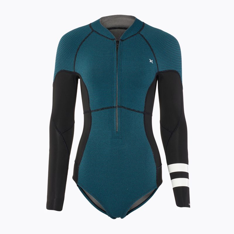 Hurley Advant Texture 2/2 mm-es női búvárruha fekete/skyblue