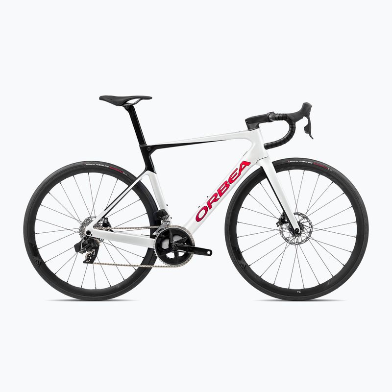 Orbea országúti kerékpár Orca M31e LTD 2023 fehér sikk/fekete